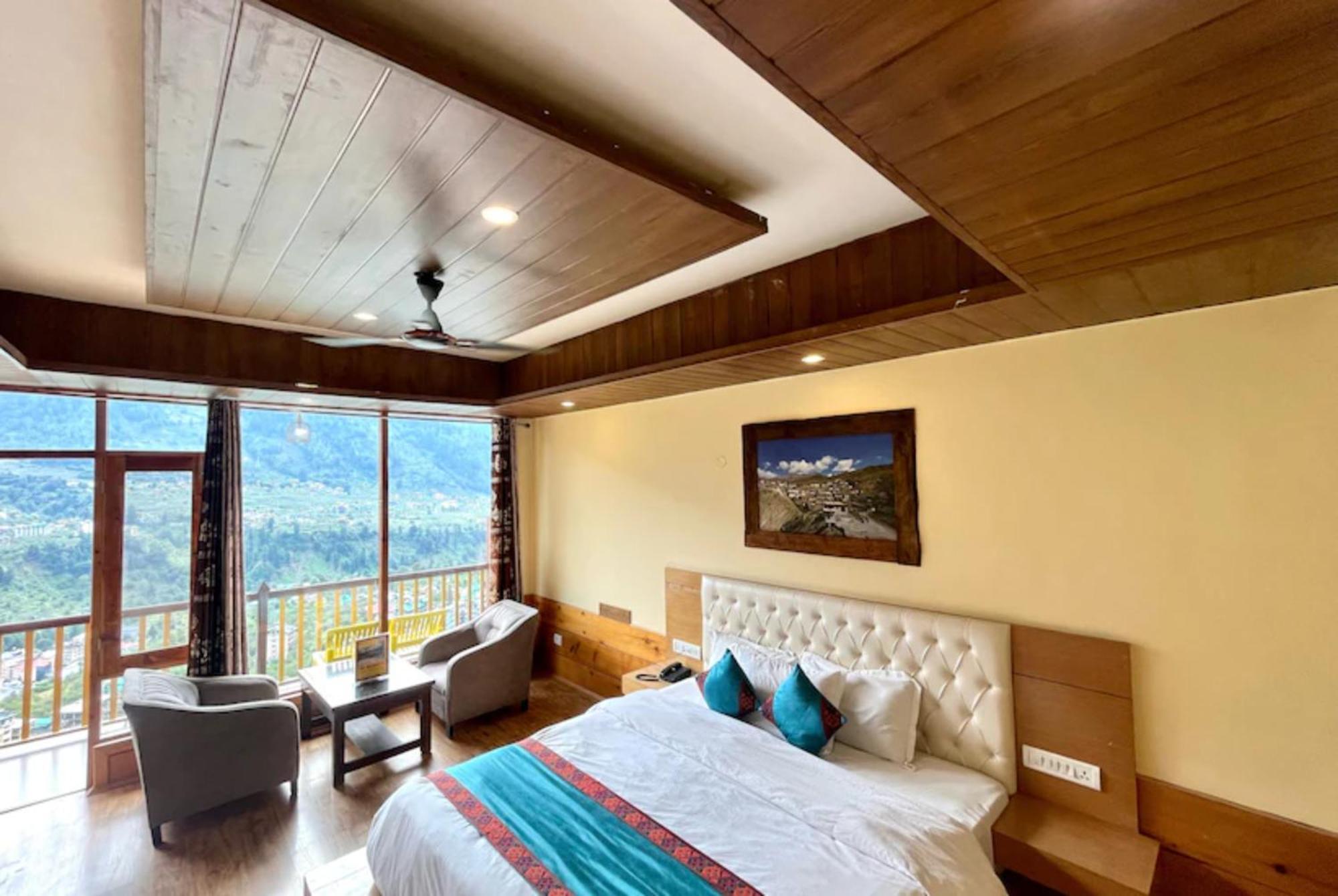 Goroomgo Hotel Bd Resort Manali - Excellent Stay With Family, Parking Facilities Экстерьер фото