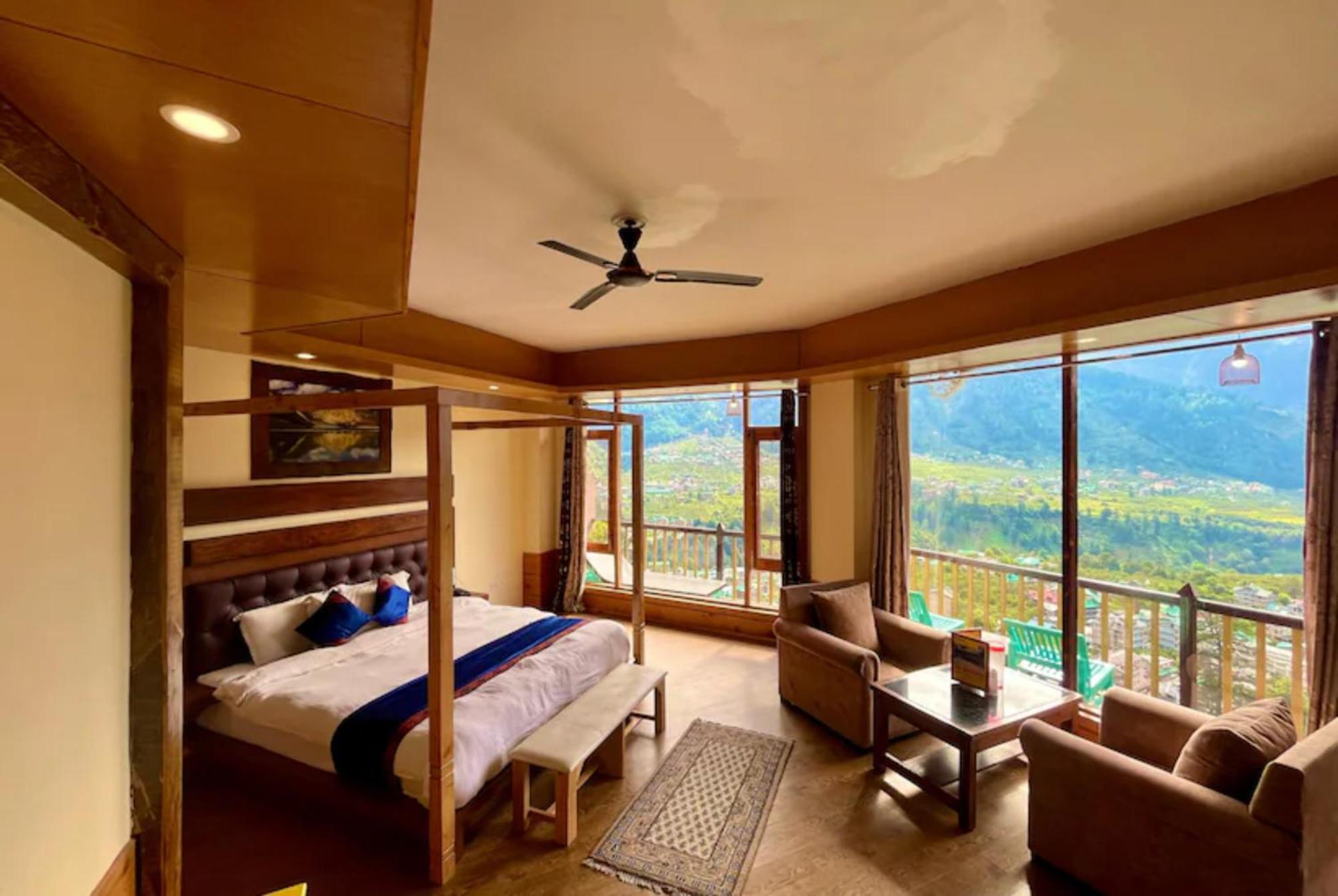 Goroomgo Hotel Bd Resort Manali - Excellent Stay With Family, Parking Facilities Экстерьер фото