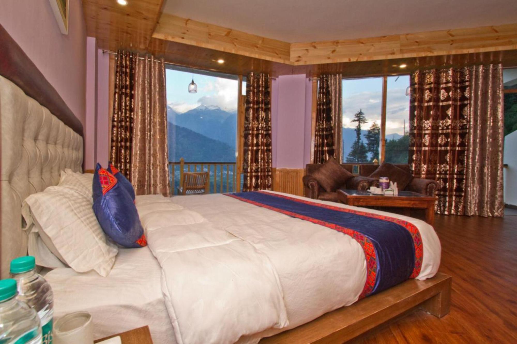 Goroomgo Hotel Bd Resort Manali - Excellent Stay With Family, Parking Facilities Экстерьер фото