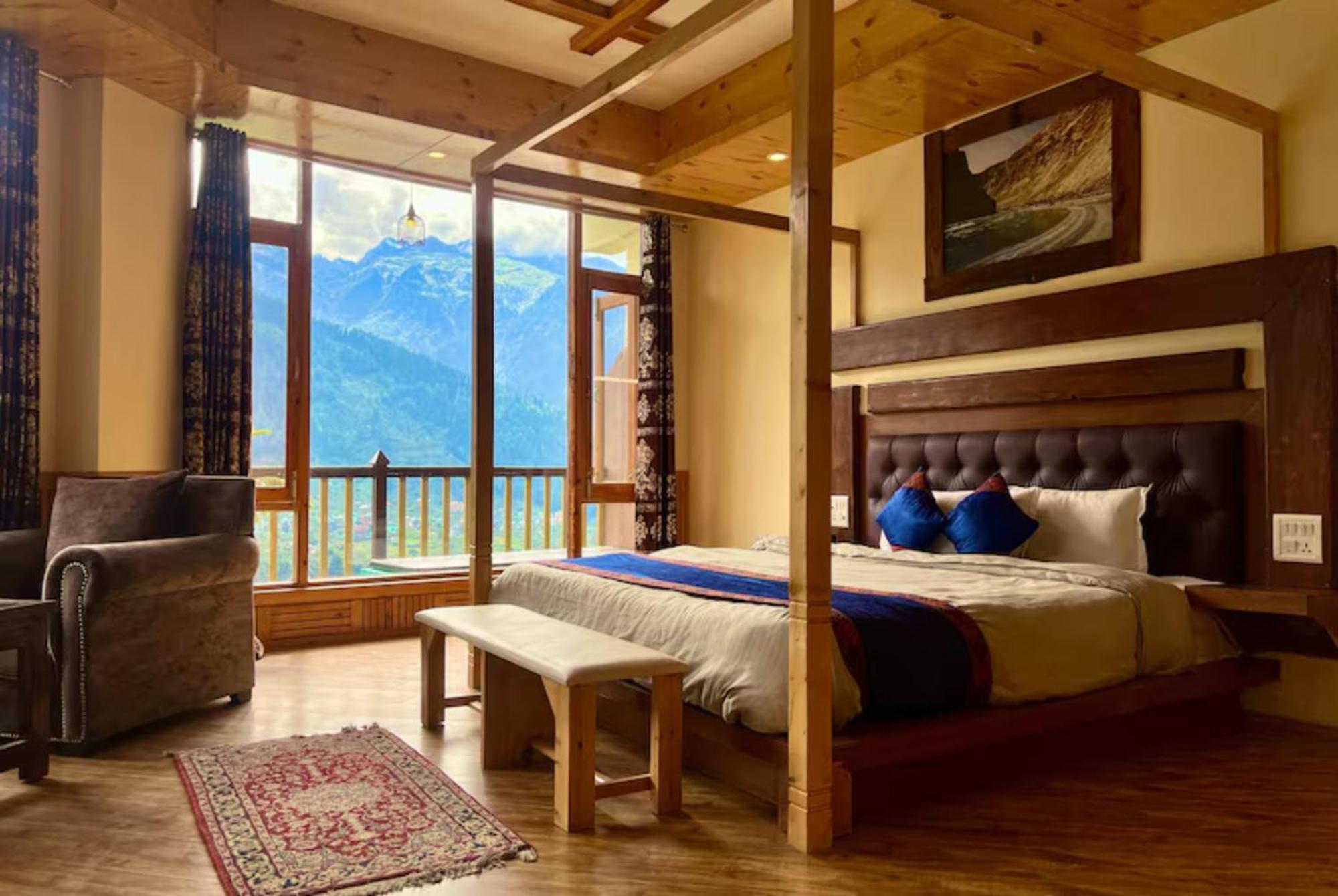 Goroomgo Hotel Bd Resort Manali - Excellent Stay With Family, Parking Facilities Экстерьер фото