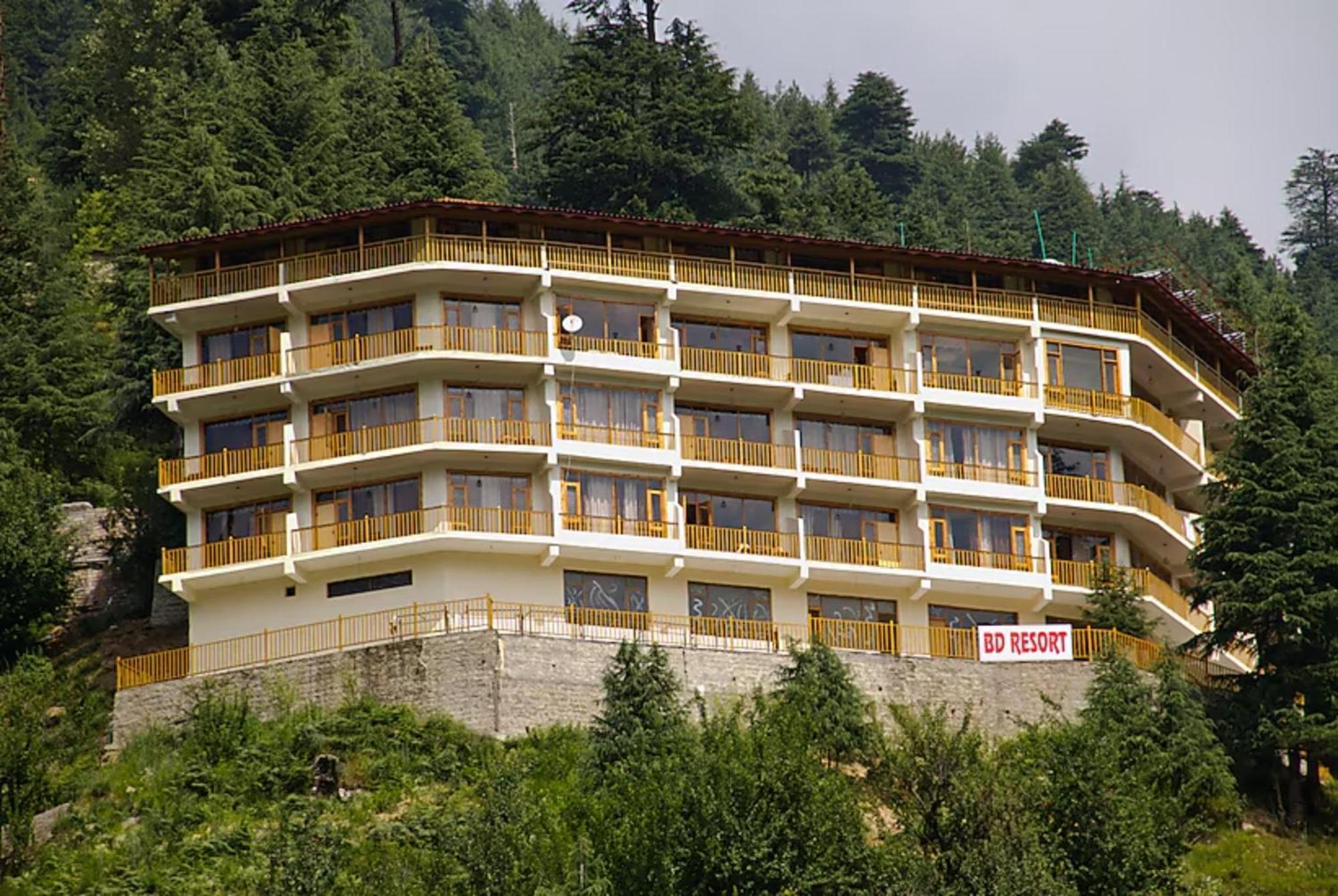 Goroomgo Hotel Bd Resort Manali - Excellent Stay With Family, Parking Facilities Экстерьер фото